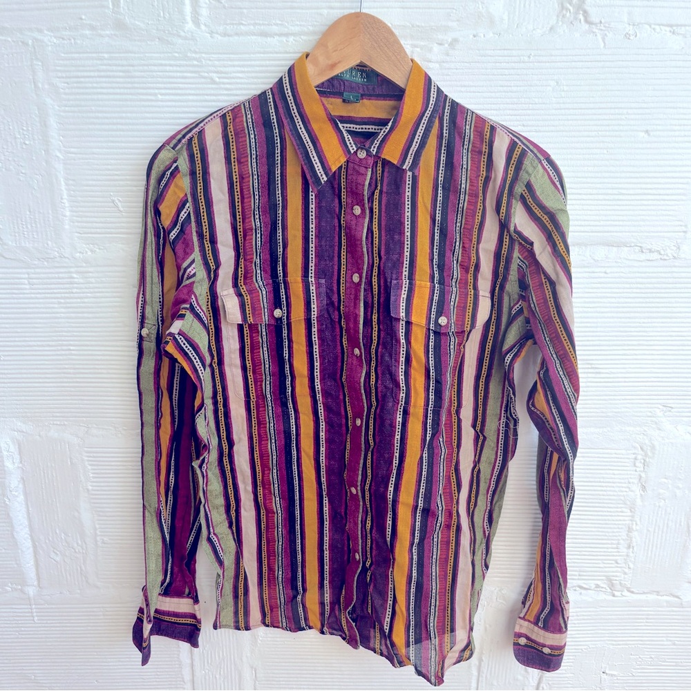 Ralph Lauren Striped Button Down